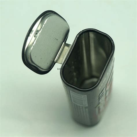 metal container with large window pill box breath mints|Amazon.com: Metal Mint Tins.